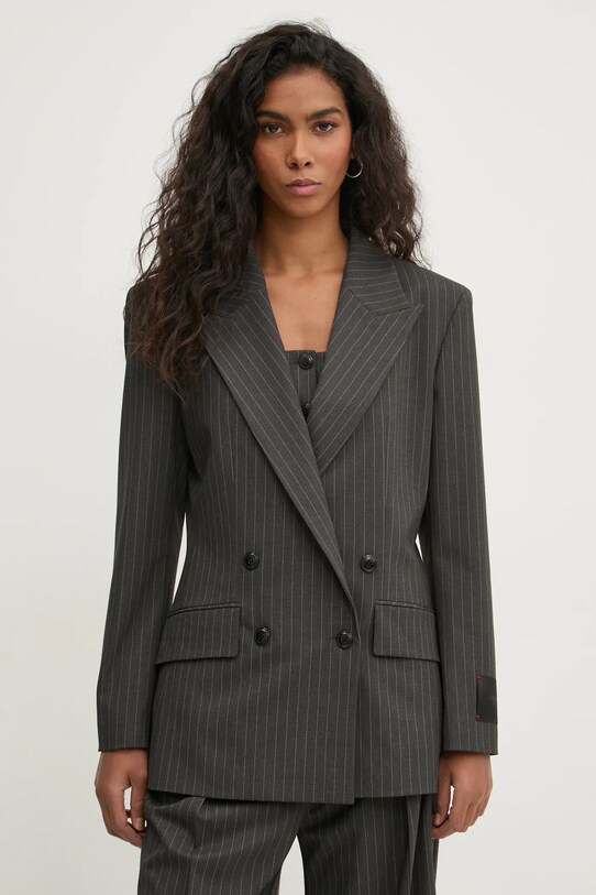 Blúzka HUGO regular sivá 50530460