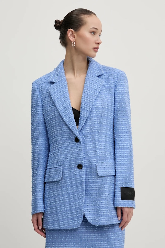 HUGO marynarka tkanina niebieski 50534453