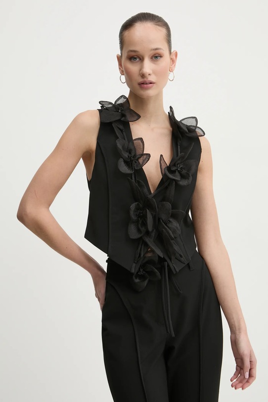 Γιλέκο Rotate ύφασμα μαύρο 113589100