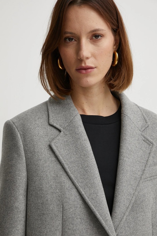 BOSS marynarka wełniana szary 50530891