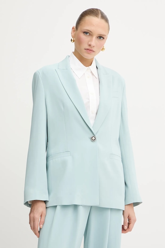 Pinko marynarka tkanina turkusowy 104883.A213