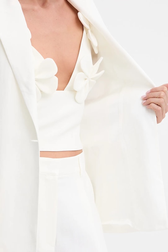 Suknjič s primesjo lanu Pinko 104944.A2FA