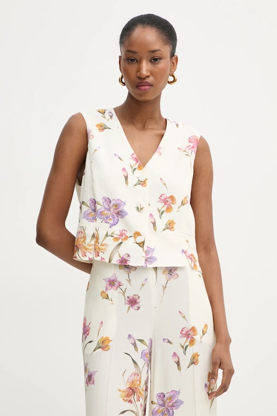 Безрукавка Twinset с подкладкой бежевый 251TP2777