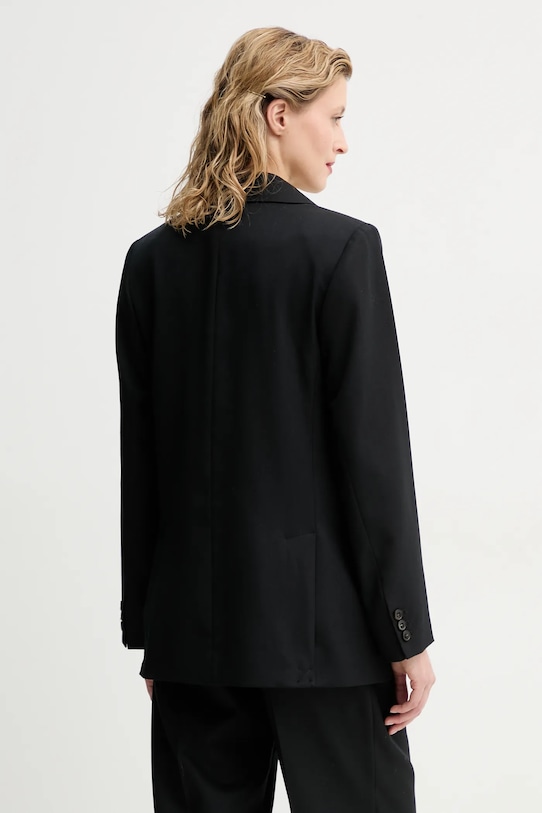 Odzież A.P.C. marynarka wełniana veste lucy WOAPO.F03212 czarny