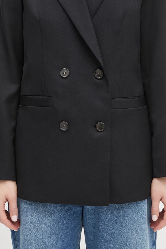 Vuneni sako A.P.C. veste lucy crna WOAPO.F03212