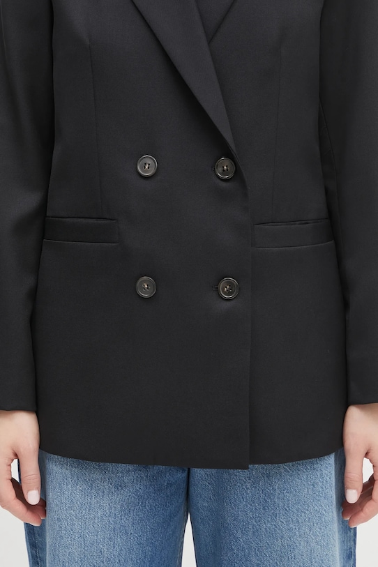 Вовняний піджак A.P.C. veste lucy чорний WOAPO.F03212