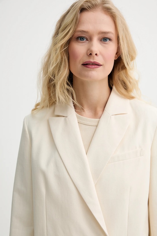 A.P.C. pamut blézer veste lucy bézs COHFU.F03212