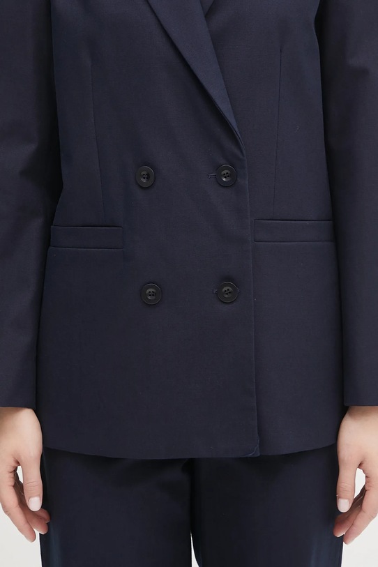 Pamučni sako A.P.C. veste lucy mornarsko plava COHFU.F03212