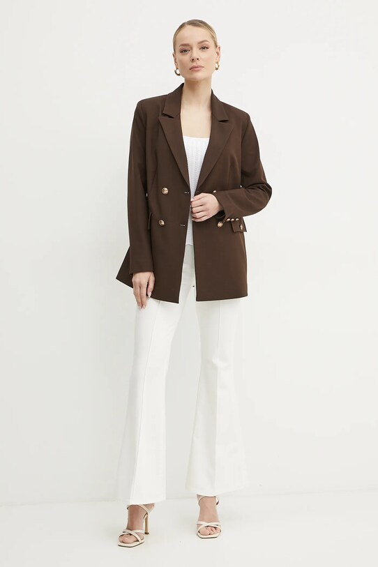 Guess marynarka W5RN49.WGX02 brązowy SS25