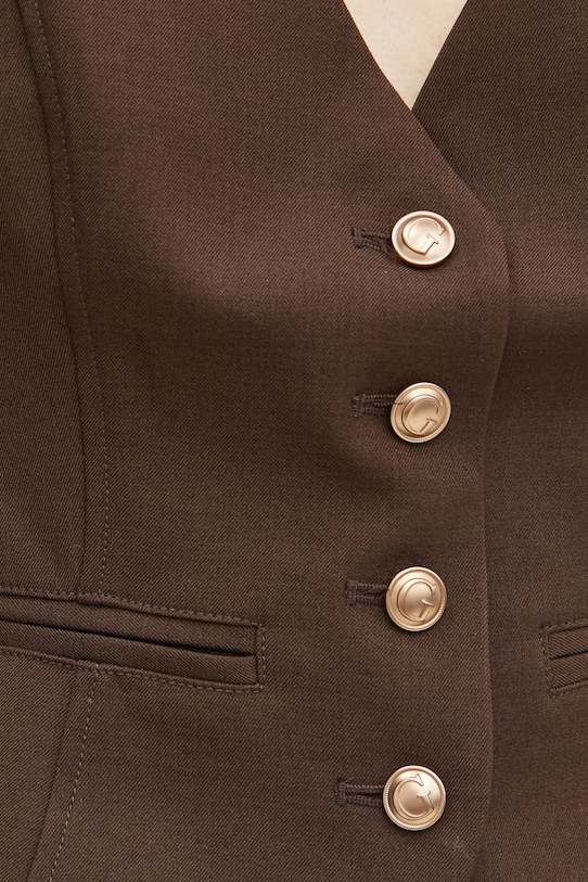 Guess vestă W5RH85.WGX02 maro