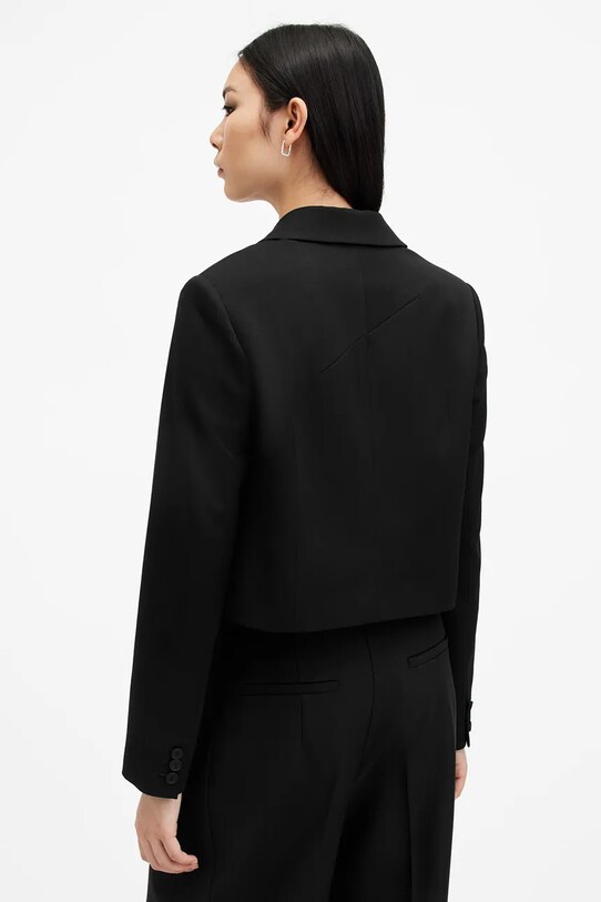 Îmbrăcăminte AllSaints sacou SHORES W014QB negru