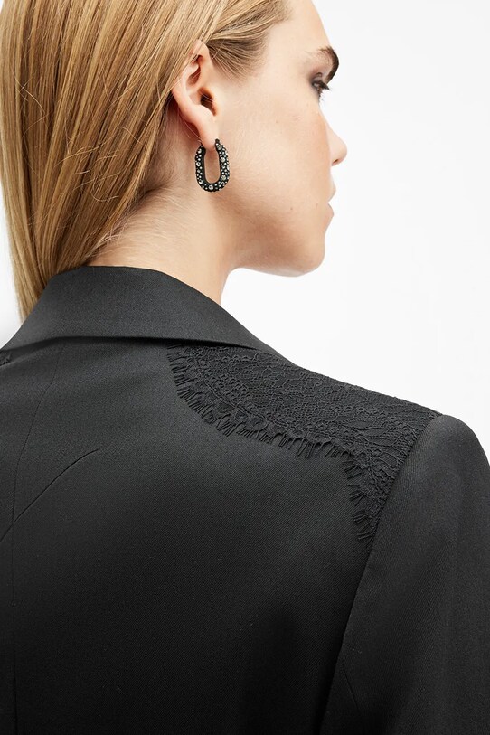 Îmbrăcăminte AllSaints sacou LACEY W016QB negru