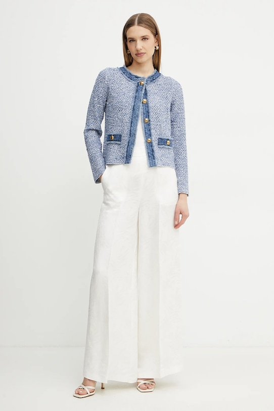 Luisa Spagnoli sacou de lână 58589 albastru SS25