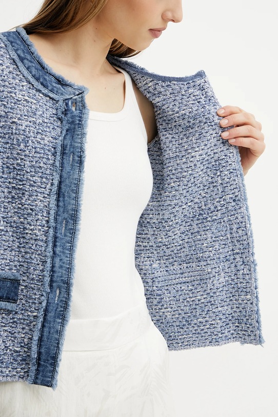 Luisa Spagnoli sacou de lână 58589 albastru