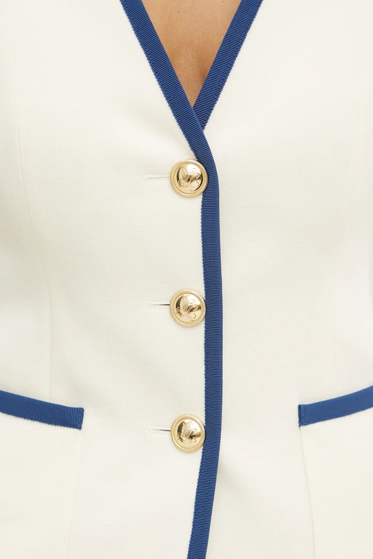 Luisa Spagnoli marynarka wełniana 541687 beżowy