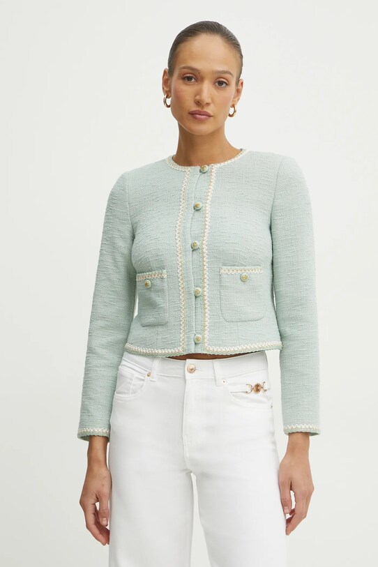 Luisa Spagnoli sacou cu captuseala verde 541684