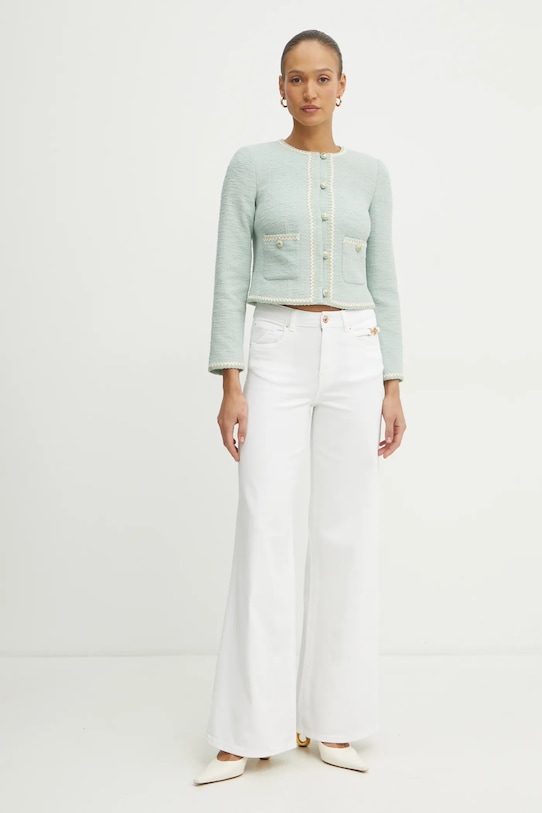 Luisa Spagnoli sacou 541684 verde SS25