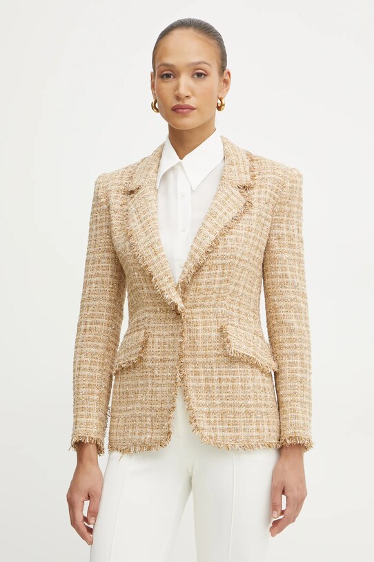 Luisa Spagnoli giacca tessuto beige 541683