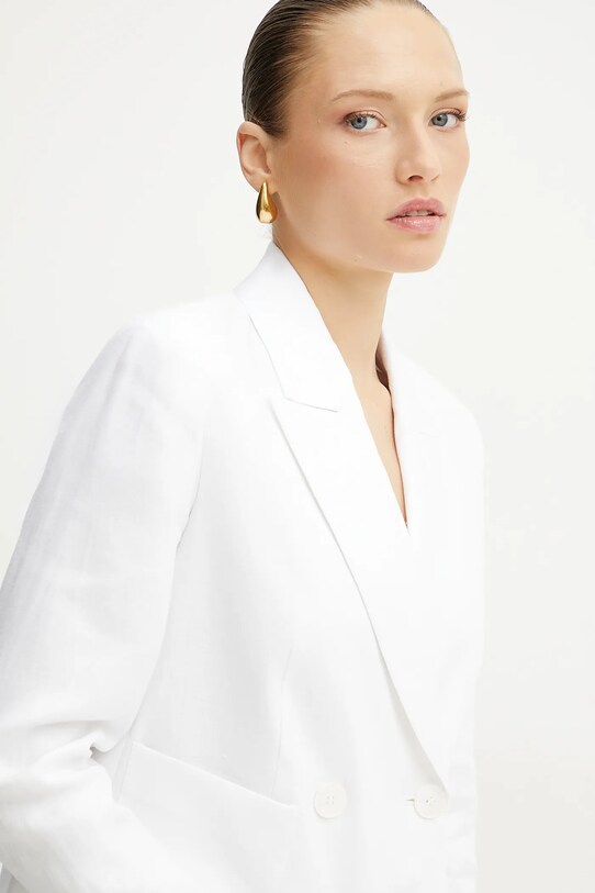 Luisa Spagnoli sacou de in alb 542051