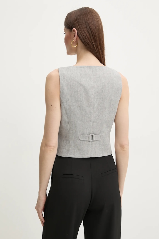 Дрехи Ленен елек Marella PERIM 2513151014 сив