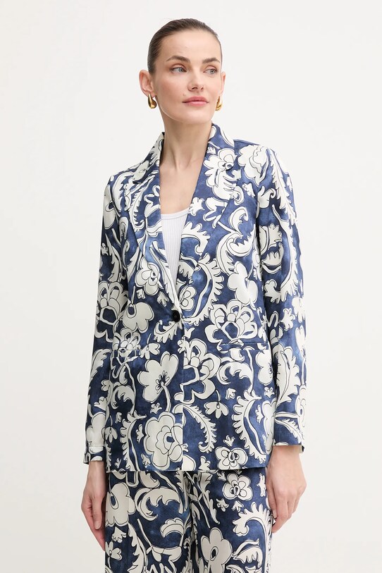 Marella sacou Emme by Marella cu captuseala bleumarin 2515041181