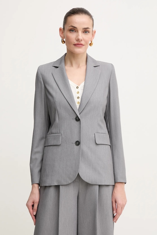 Σακάκι Marella Emme by Marella ύφασμα γκρί 2515041211