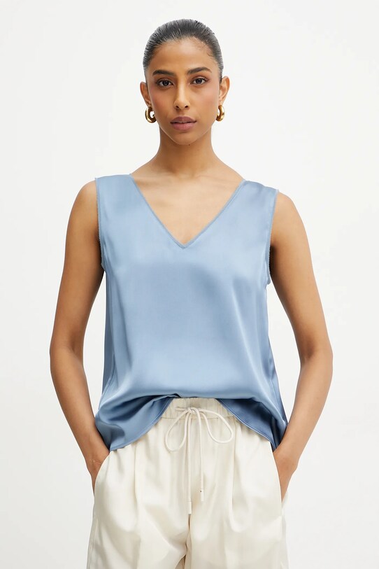 Marella bluză Emme by Marella uni albastru 2515161092