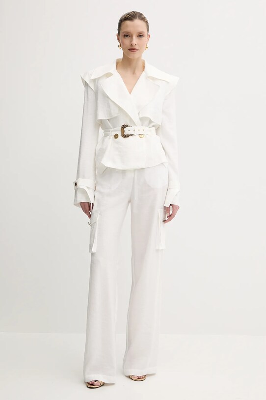 Versace Jeans Couture sacou 78HAS404.N0433 alb SS25