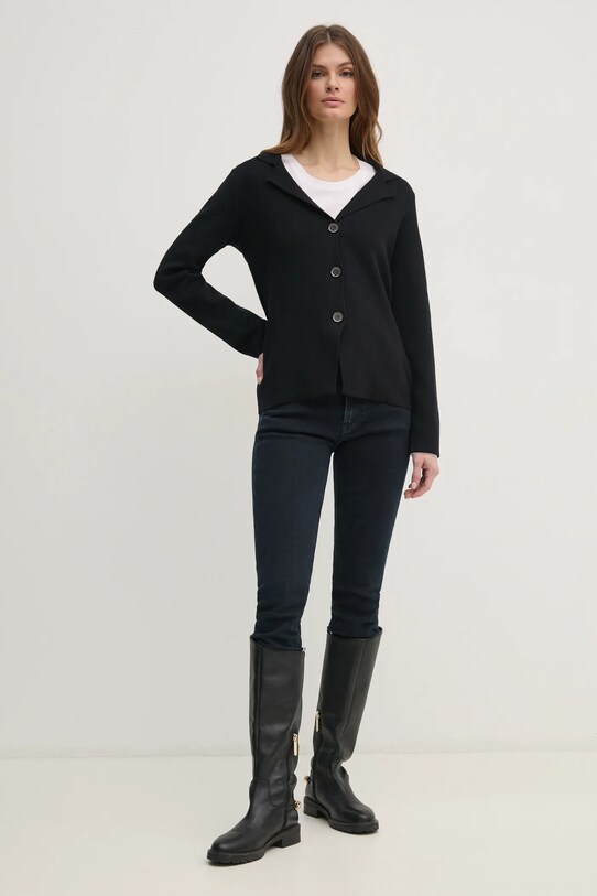 Sisley marynarka 1194M602H czarny SS25