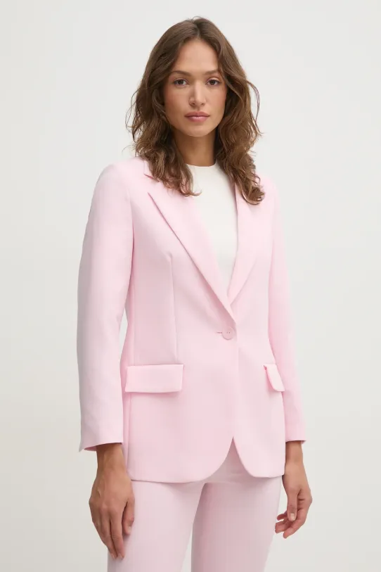 Піджак Sisley з підкладкою рожевий 2OQLLW02Z