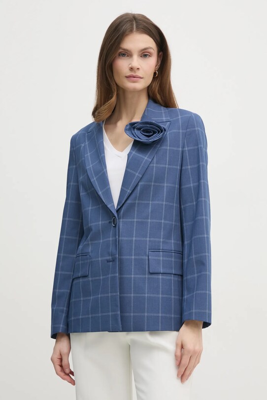 Σακάκι Sisley ύφασμα μπλε 2IQULW02S