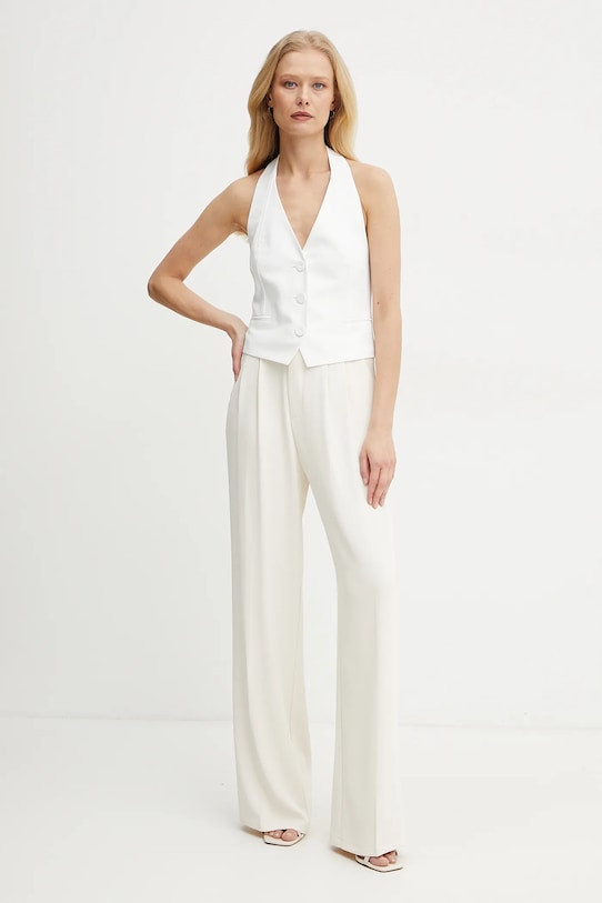 Patrizia Pepe kamizelka 2C1618.A411 biały SS25