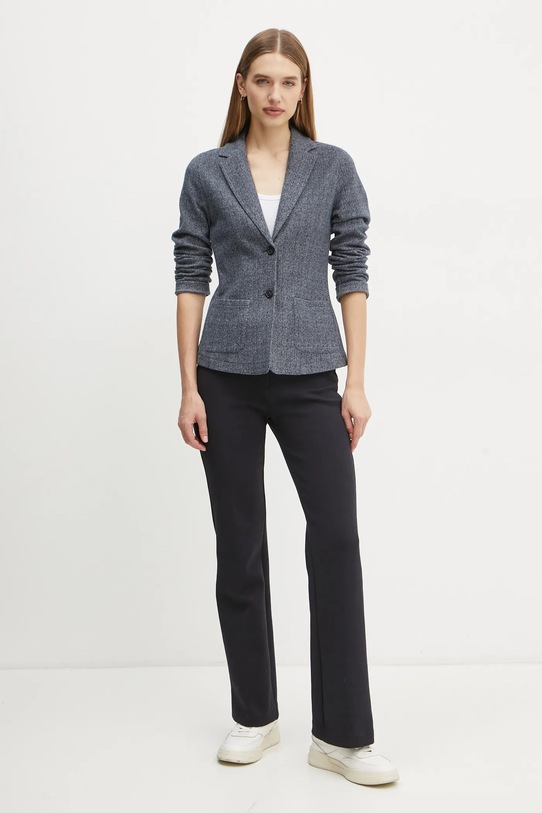 Marc O'Polo marynarka 411301658105 niebieski SS25