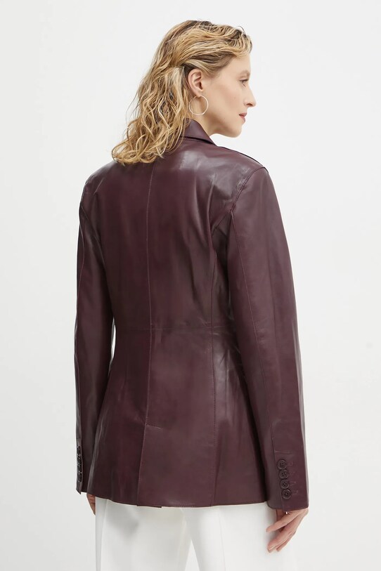 Îmbrăcăminte Stand Studio sacou de piele Mina 66391.7850 burgundia