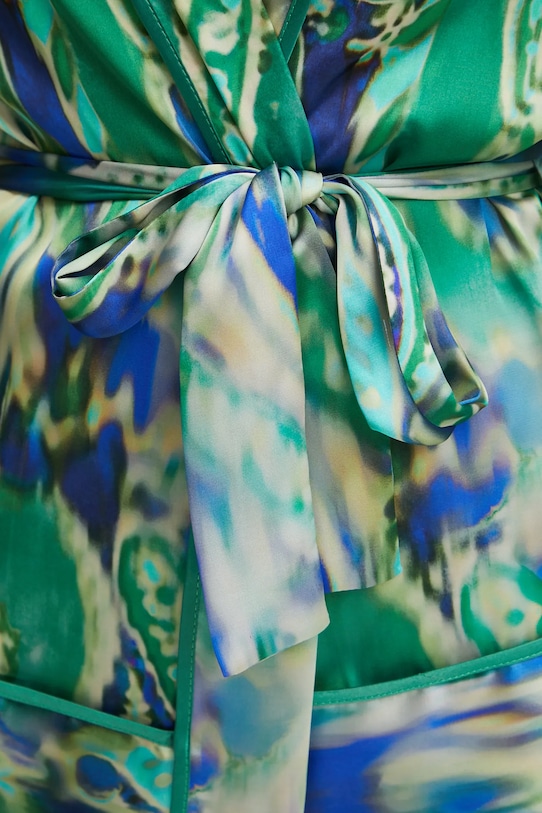 Κιμονό Simona Corsellini P25CPGI012 πράσινο