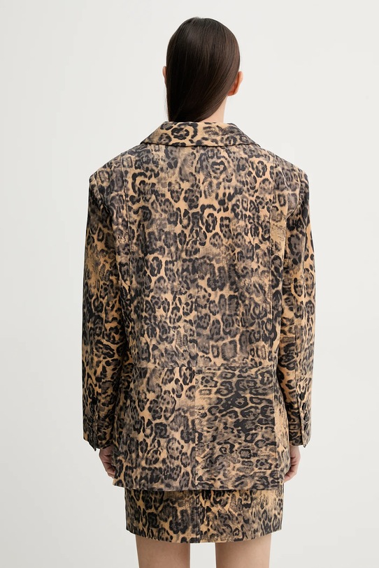 Odzież Gestuz marynarka skórzana 10909938 brązowy