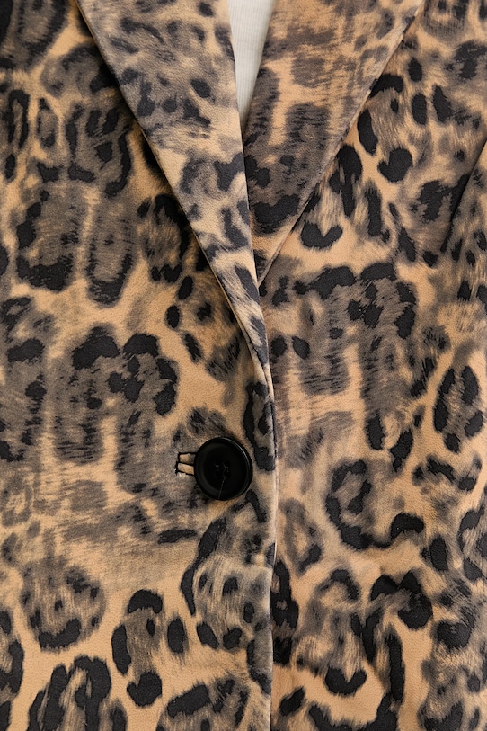 Gestuz marynarka skórzana 10909938 brązowy