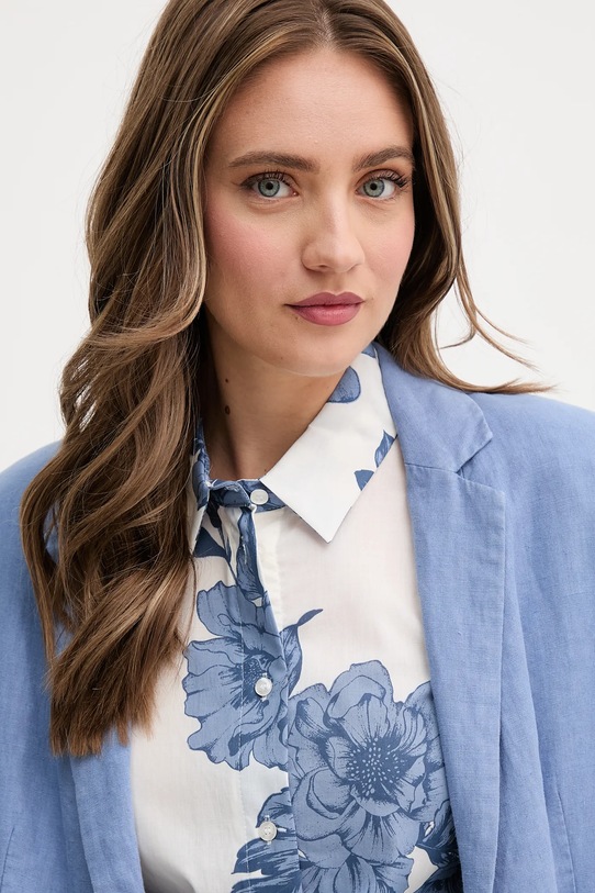 Plátěné sako OUI modrá 92927