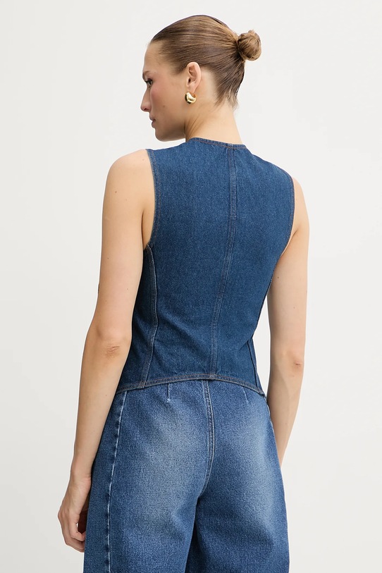 Odzież Pinko kamizelka jeansowa REIMAGINE by Patrick Mcdowell 105072.A2JW niebieski