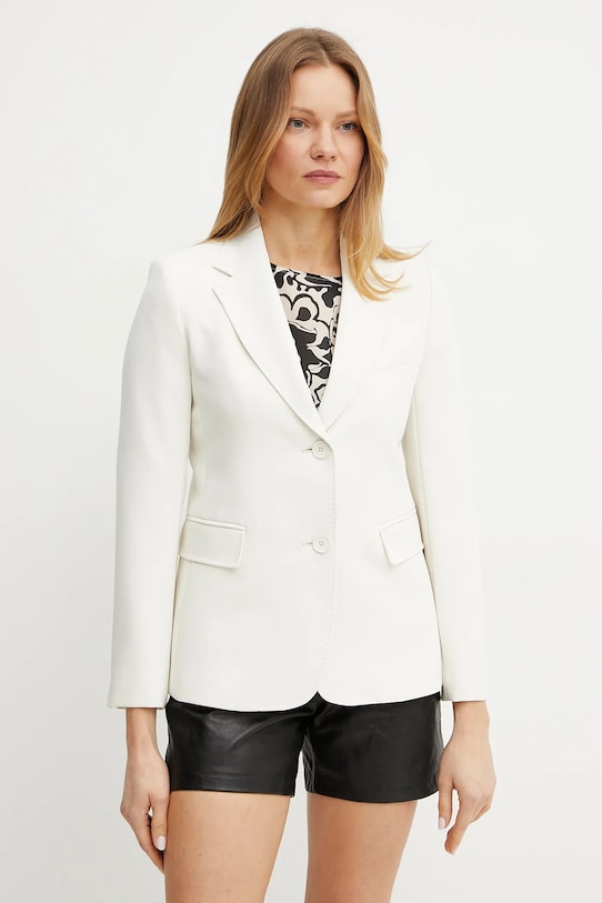 Weekend Max Mara marynarka tkanina beżowy 2515041041600