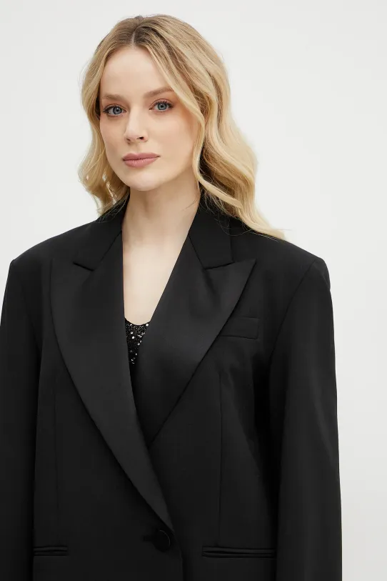 Blazer s příměsí vlny Weekend Max Mara černá 2515041071600