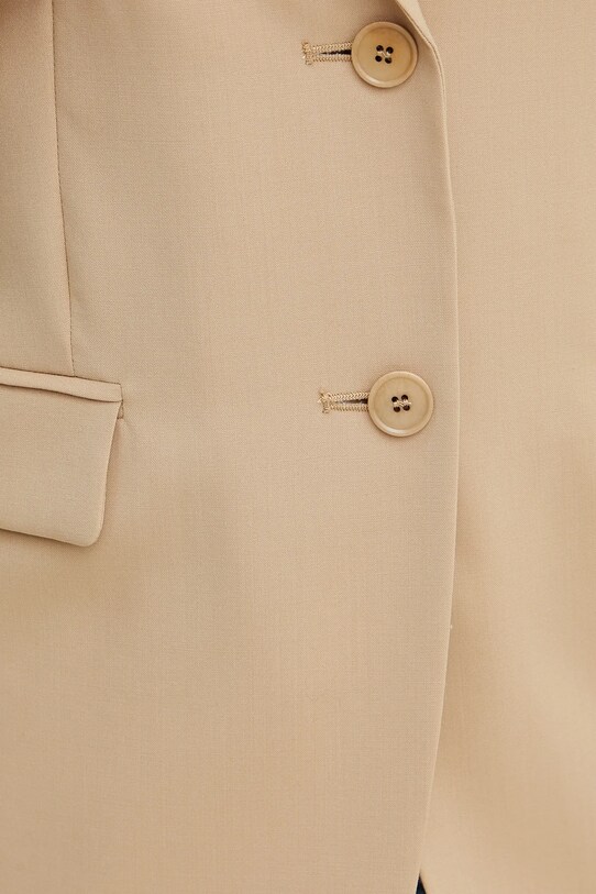 Weekend Max Mara marynarka wełniana 2515041091600 zielony