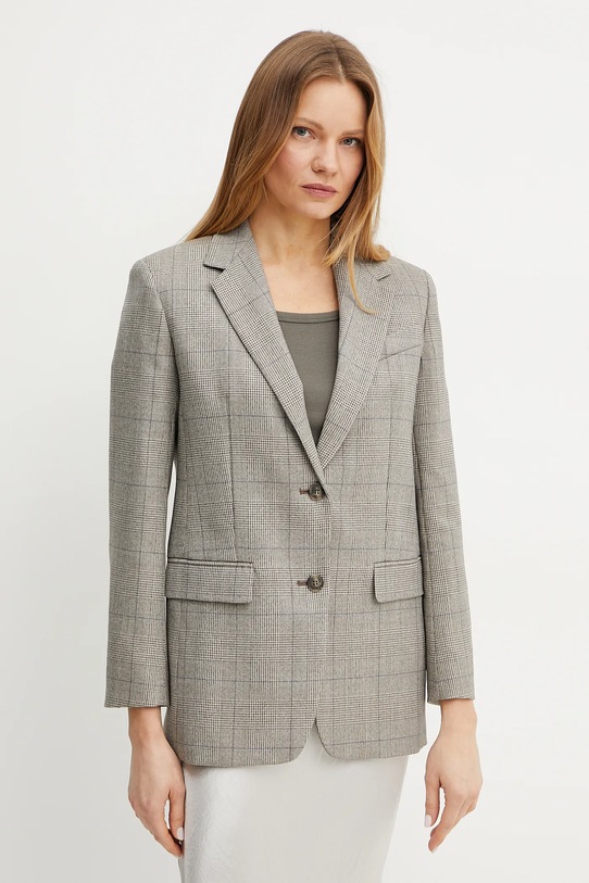 Weekend Max Mara marynarka tkanina szary 2515041101600