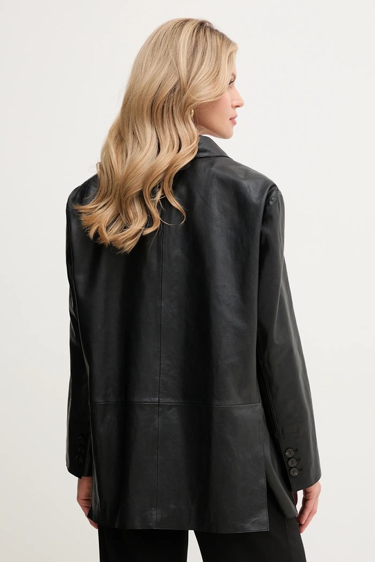 Îmbrăcăminte Weekend Max Mara geacă de piele 2515441031600 negru