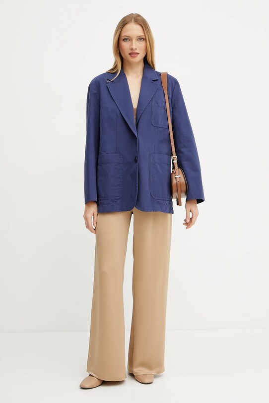 Weekend Max Mara marynarka 2515041052600 granatowy SS25