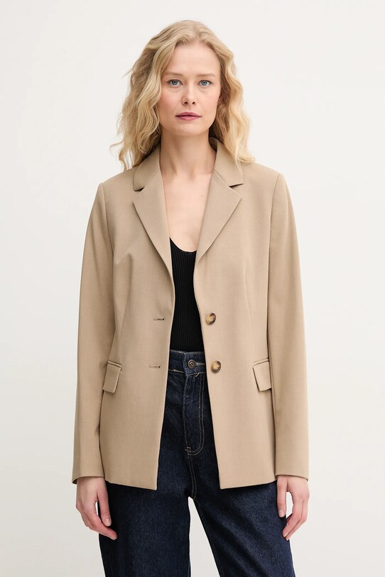 United Colors of Benetton sacou cu captuseala bej 2R4CDW02W