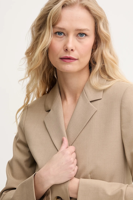 Піджак United Colors of Benetton бежевий 2R4CDW02W