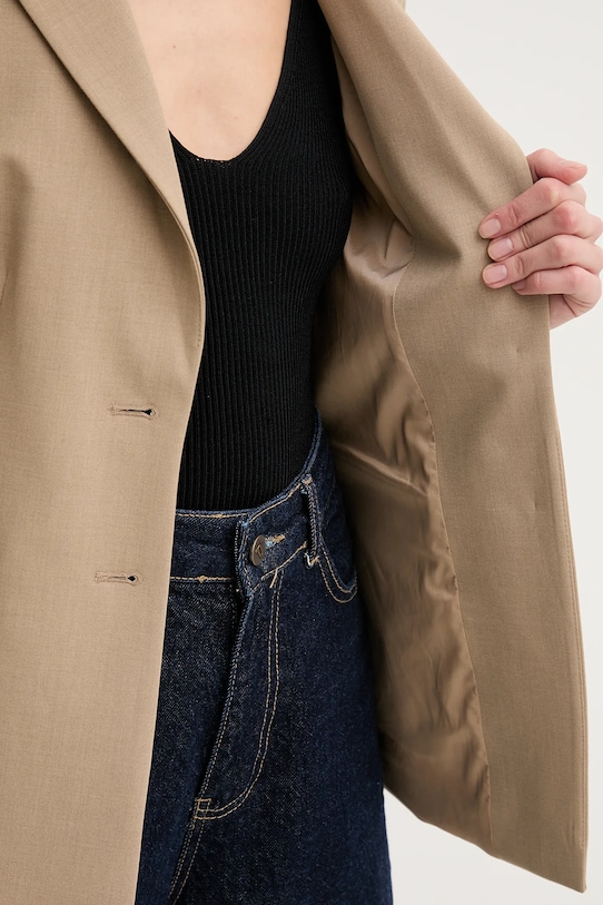 Піджак United Colors of Benetton 2R4CDW02W бежевий