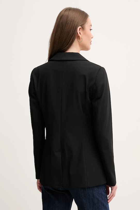 Ρούχα Σακάκι United Colors of Benetton 2R4CDW02W μαύρο