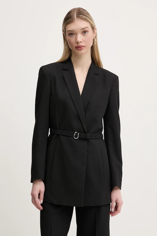 HUGO giacca tessuto nero 50537559